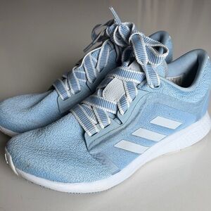adidas Light Blue and White Women's Athletic Sneakers